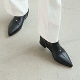 ポインテッドトゥゴールドアクセントストレッチショートブーツ | VIVIAN COLLECTION | 詳細画像7 