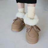 もふぽかリボン厚底ムートンブーツ | VIVIAN COLLECTION | 詳細画像7 