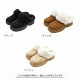 もふぽか厚底チャンキーヒールサボムートンブーツ | VIVIAN COLLECTION | 詳細画像2