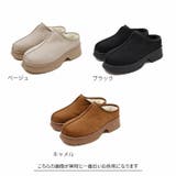 もふぽか厚底チャンキーヒールムートンサボ | VIVIAN COLLECTION | 詳細画像2