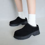 もふぽか厚底チャンキーヒールムートンサボ | VIVIAN COLLECTION | 詳細画像15