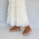 もふぽか厚底7cmチャンキーヒールムートンブーツ | VIVIAN COLLECTION | 詳細画像13 