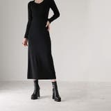 スクエアトゥ厚底プラットフォームストレッチショートブーツ | VIVIAN COLLECTION | 詳細画像12 