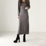 スクエアトゥ厚底プラットフォームストレッチショートブーツ | VIVIAN COLLECTION | 詳細画像17 