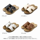 サッ！と履けるカジュアルコンフォートスリットデザインサンダル | VIVIAN COLLECTION | 詳細画像2 