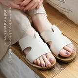 サッ！と履けるカジュアルコンフォートスリットデザインサンダル | VIVIAN COLLECTION | 詳細画像5 