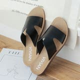 サッ！と履けるカジュアルコンフォートスリットデザインサンダル | VIVIAN COLLECTION | 詳細画像7 