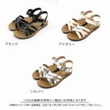 カジュアルコンフォート編み込みデザインサンダル | VIVIAN COLLECTION | 詳細画像2