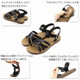 カジュアルコンフォート編み込みデザインサンダル | VIVIAN COLLECTION | 詳細画像4