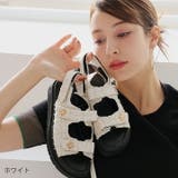 厚底ゴールドモチーフツイードサンダル | VIVIAN COLLECTION | 詳細画像12