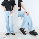 厚底ゴールドモチーフツイードサンダル | VIVIAN COLLECTION | 詳細画像9