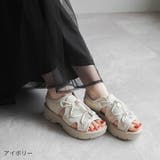 やわらかソールレースアップスニーカーサンダル | VIVIAN COLLECTION | 詳細画像14 
