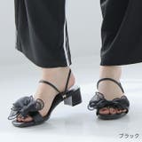 シアーチュールリボン2WAYストラップサンダル | VIVIAN COLLECTION | 詳細画像17
