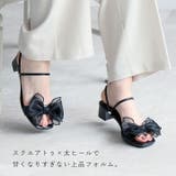 シアーチュールリボン2WAYストラップサンダル | VIVIAN COLLECTION | 詳細画像6