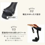 履きごこちやみつき感激 スクエアトゥアンクルストラップサンダル | VIVIAN COLLECTION | 詳細画像4
