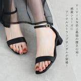 履きごこちやみつき感激 スクエアトゥアンクルストラップサンダル | VIVIAN COLLECTION | 詳細画像10