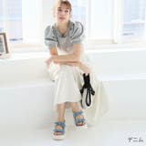 厚底ダブルリボンストラップサンダル | VIVIAN COLLECTION | 詳細画像14