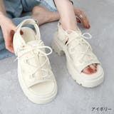 厚底レースアップスニーカーサンダル | VIVIAN COLLECTION | 詳細画像19