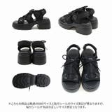 厚底レースアップスニーカーサンダル | VIVIAN COLLECTION | 詳細画像3