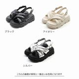 厚底クロスパデッドストラップサンダル | VIVIAN COLLECTION | 詳細画像2