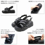 厚底クロスパデッドストラップサンダル | VIVIAN COLLECTION | 詳細画像4