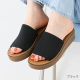 サッ!と履ける厚底コンフォートニットサンダル | VIVIAN COLLECTION | 詳細画像11