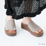 サッ!と履ける厚底コンフォートニットサンダル | VIVIAN COLLECTION | 詳細画像16