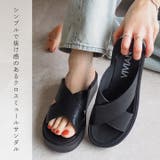 サッ!と履ける厚底コンフォートクロスサンダル | VIVIAN COLLECTION | 詳細画像5