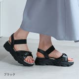 履きごこちやみつき感激 ツイストデザインゴムバンドスポーツサンダル | VIVIAN COLLECTION | 詳細画像15