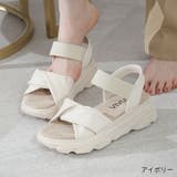 履きごこちやみつき感激 ツイストデザインゴムバンドスポーツサンダル | VIVIAN COLLECTION | 詳細画像16