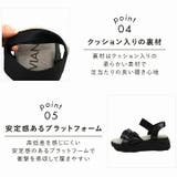 履きごこちやみつき感激 ツイストデザインゴムバンドスポーツサンダル | VIVIAN COLLECTION | 詳細画像5