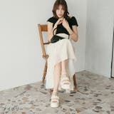 厚底ダブルギャザーベルトストラップサンダル | VIVIAN COLLECTION | 詳細画像13