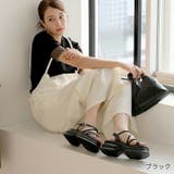 厚底チューブストラップサンダル | VIVIAN COLLECTION | 詳細画像12