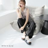 厚底パデッドストラップサンダル | VIVIAN COLLECTION | 詳細画像11