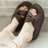 厚底サイドクロスデザインサンダル | VIVIAN COLLECTION | 詳細画像14