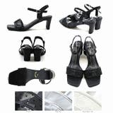 スクエアトゥシアーチュールストラップサンダル | VIVIAN COLLECTION | 詳細画像3 