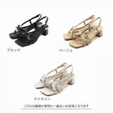 スクエアトゥリボンストラップサンダル | VIVIAN COLLECTION | 詳細画像2