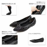 ポインテッドトゥスパンコールフラットパンプス | VIVIAN COLLECTION | 詳細画像5