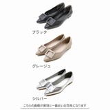 ポインテッドトゥバックルモチーフフラットレインシューズ | VIVIAN COLLECTION | 詳細画像4