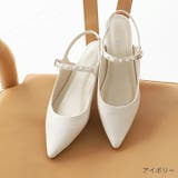ポインテッドトゥパールストラップスリングバックパンプス | VIVIAN COLLECTION | 詳細画像16