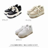厚底レースアップコートスニーカー | VIVIAN COLLECTION | 詳細画像2