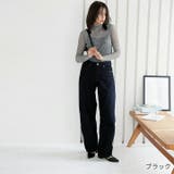 ポインテッドトゥ斜めストラップローヒールセパレートパンプス | VIVIAN COLLECTION | 詳細画像12 