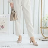 ポインテッドトゥストラップ5cmプレートヒールパンプス | VIVIAN COLLECTION | 詳細画像17