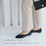 スクエアトゥメタルアクセントバブーシュ | VIVIAN COLLECTION | 詳細画像6