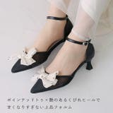 シアーリボンポインテッドトゥセパレートパンプス | VIVIAN COLLECTION | 詳細画像6