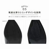 ポインテッドトゥ異素材フラワーカット4cmヒールパンプス | VIVIAN COLLECTION | 詳細画像6