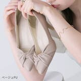 【履きごこちやみつき感激】ポインテッドトゥターバンリボン7cmヒールパンプス | VIVIAN COLLECTION | 詳細画像20