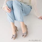 【履きごこちやみつき感激】アーモンドトゥリボン5cmヒールパンプス | VIVIAN COLLECTION | 詳細画像18