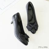 【履きごこちやみつき感激】アーモンドトゥリボン5cmヒールパンプス | VIVIAN COLLECTION | 詳細画像19