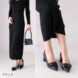ポインテッドトゥメタルモチーフベルトパンプス | VIVIAN COLLECTION | 詳細画像10